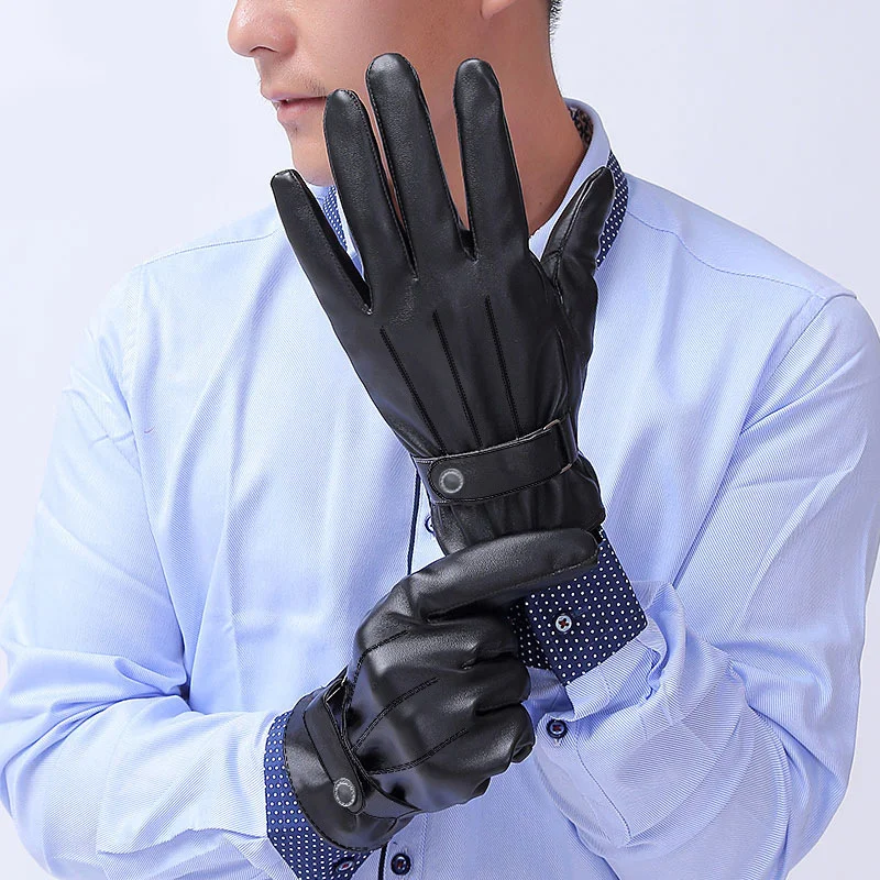 Men's winter Plush gloves, PU leather warm gloves with touch screen, windproof, imitation, new in 2021
Men's winter Plush gloves, PU leather warm gloves with touch screen, windproof, imitation, new in 2021