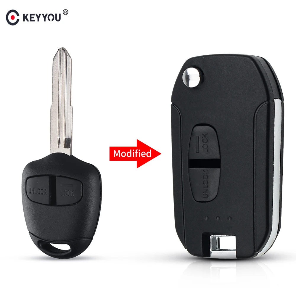 KEYYOU 2 кнопки корпус автомобильного ключа дистанционного управления чехол для