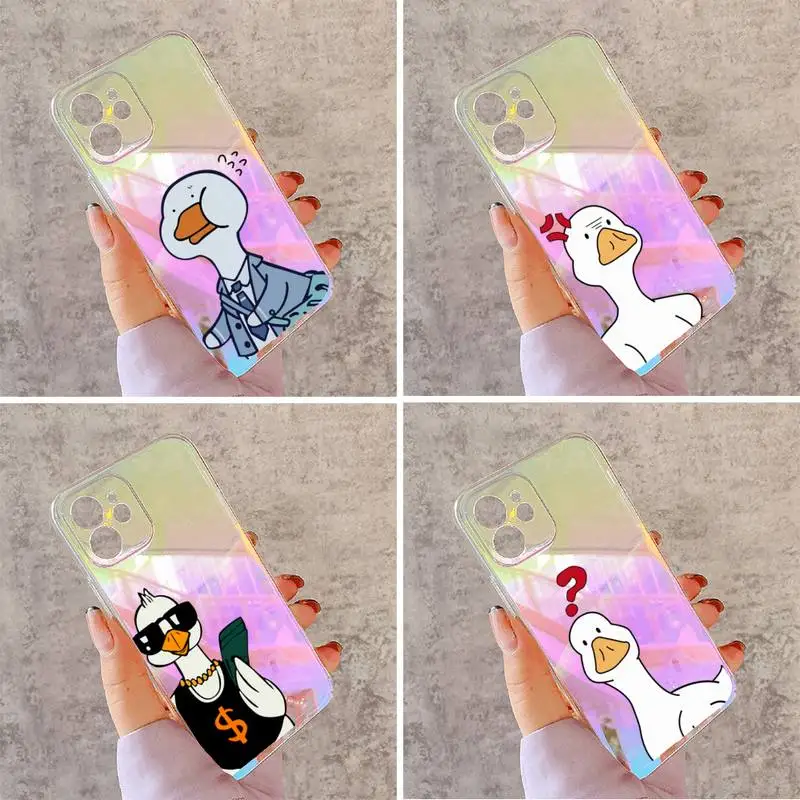 Funny Creative Animal Duck Phone Case for iPhone huawei honor 7 8 9 11 12 20 30 S X XS XR MINI Pro Max Plus laser Transparent
Funny Creative Animal Duck Phone Case for iPhone huawei honor 7 8 9 11 12 20 30 S X XS XR MINI Pro Max Plus laser Transparent