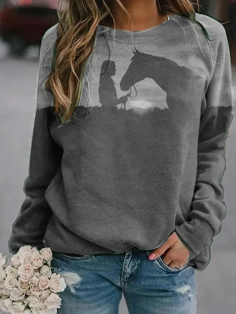 Fashion Women's T-shirt New Summer Casual Hot Sale Round Neck Pullover Printing Stitching Knitted Long-sleeved T-shirt Donsignet
Fashion Women's T-shirt New Summer Casual Hot Sale Round Neck Pullover Printing Stitching Knitted Long-sleeved T-shirt Donsignet