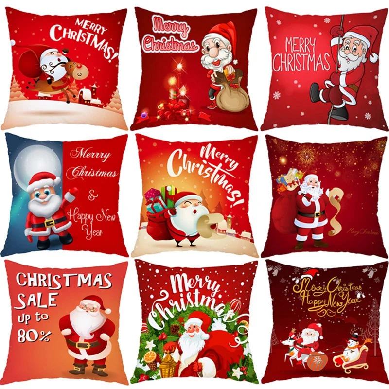 45x45cm Cartoon Santa Claus Elk Christmas Pillowcase 2022 Christmas Decor for Home Merry Christmas Ornament Navidad Xmas Gifts
45x45cm Cartoon Santa Claus Elk Christmas Pillowcase 2022 Christmas Decor for Home Merry Christmas Ornament Navidad Xmas Gifts