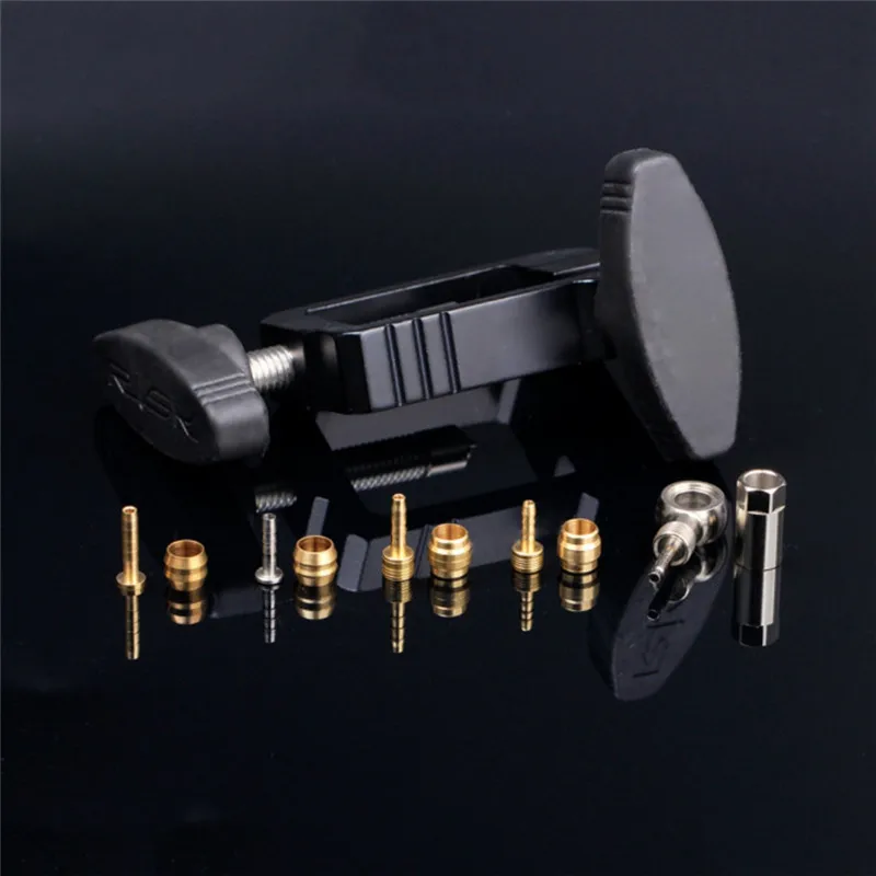 Набор инструментов для ремонта велосипеда, соединитель для трубопровода, смазывающаяся игла для оливковой головки, инструмент для смазыва... 
Набор инструментов для ремонта велосипеда, соединитель для трубопровода, смазывающаяся игла для оливковой головки, инструмент для смазыва...