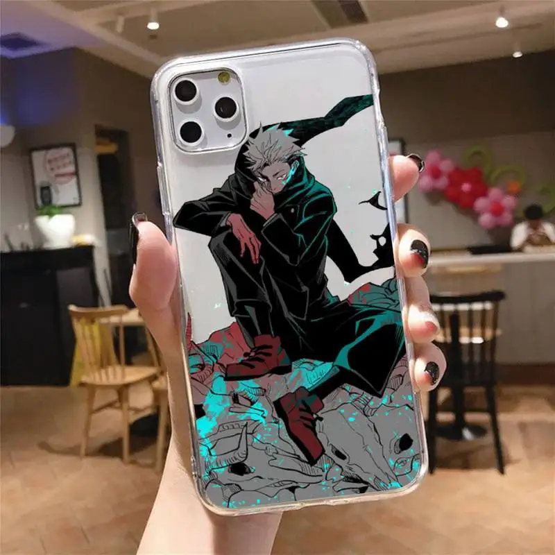Anime Cartoon Jujutsu Kaisen Phone Case Transparent soft For iphone 5 5s 5c se 6 6s 7 8 11 12 plus mini x xs xr pro max
Anime Cartoon Jujutsu Kaisen Phone Case Transparent soft For iphone 5 5s 5c se 6 6s 7 8 11 12 plus mini x xs xr pro max