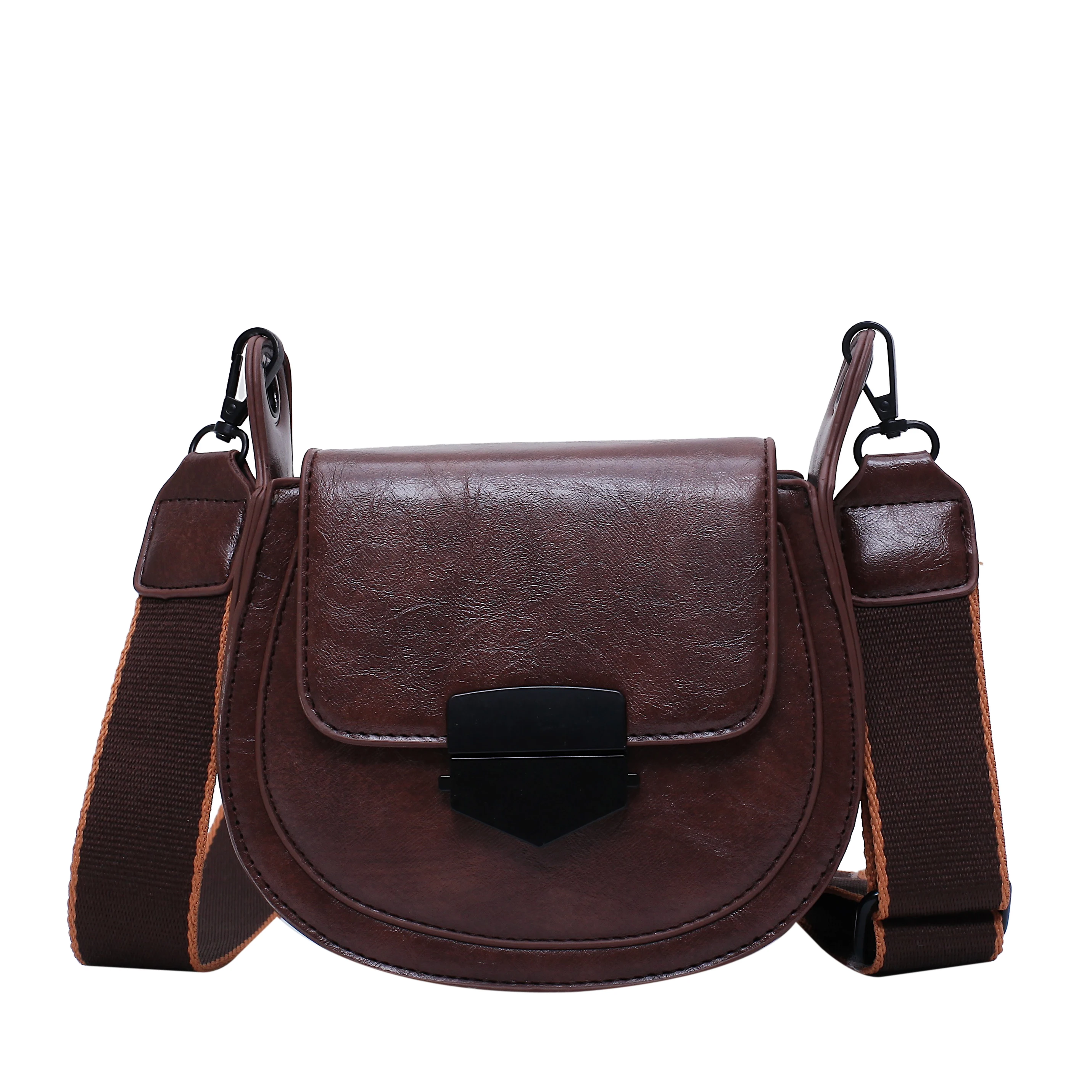 New Luxury Handbags Women Bags Designer Solid Color PU Leather Saddle Bag Fashion Solid Crossbody Shoulder Messenger Bag Female
New Luxury Handbags Women Bags Designer Solid Color PU Leather Saddle Bag Fashion Solid Crossbody Shoulder Messenger Bag Female