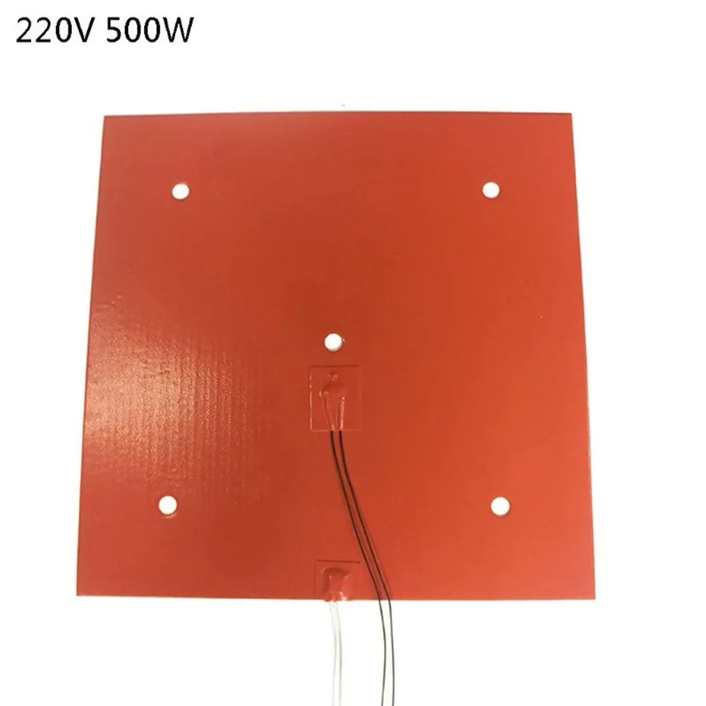 235*235mm 220V 500W Silicone Rubber Heating Pad For 3D Printer Heating Bed Orange Heating Pad Electric Silicone Rubber Heat Pads
235*235mm 220V 500W Silicone Rubber Heating Pad For 3D Printer Heating Bed Orange Heating Pad Electric Silicone Rubber Heat Pads