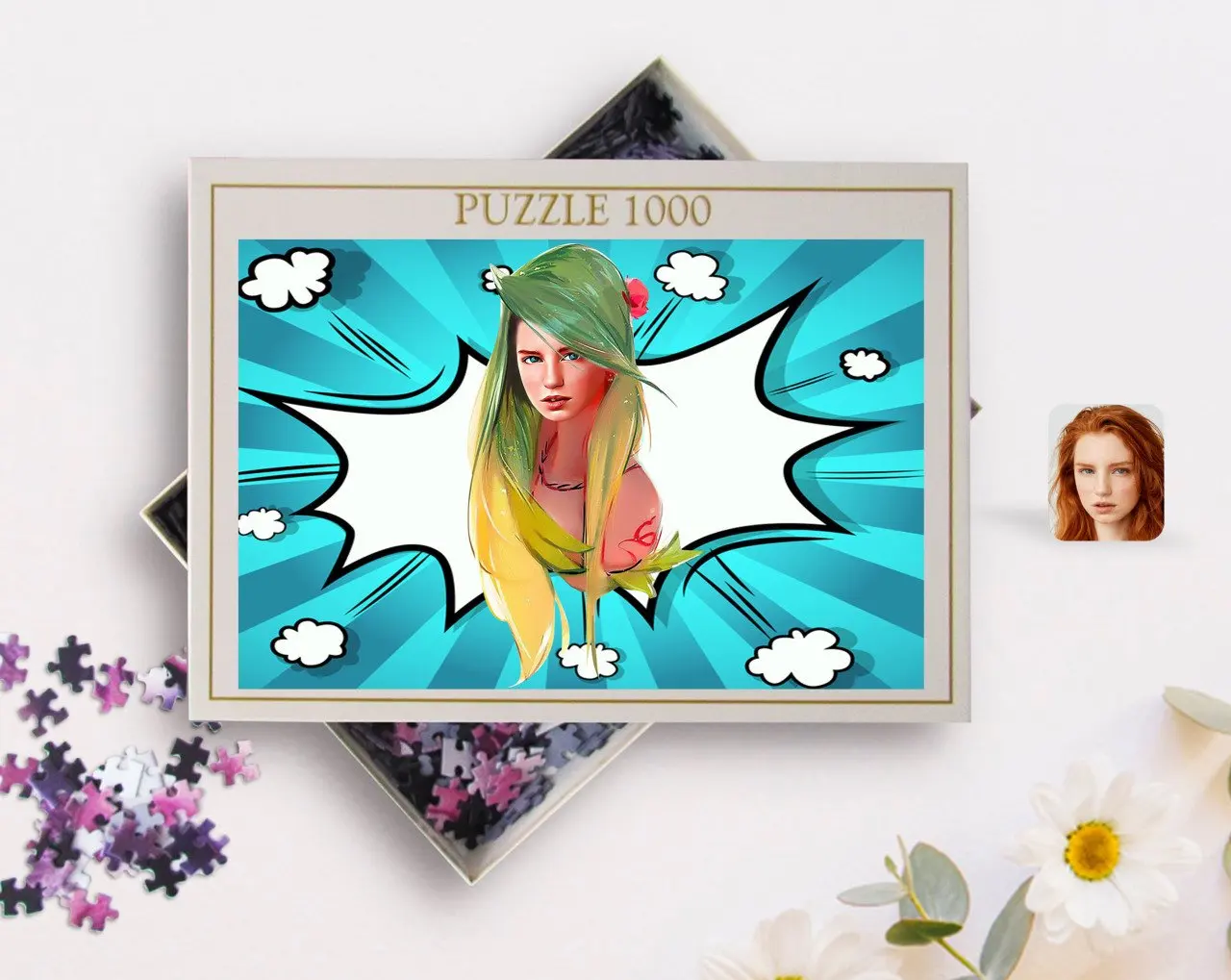 Personalized Women 'S Abstract Caricature of 1000 Piece Professional Puzzle-28 
Personalized Women 'S Abstract Caricature of 1000 Piece Professional Puzzle-28