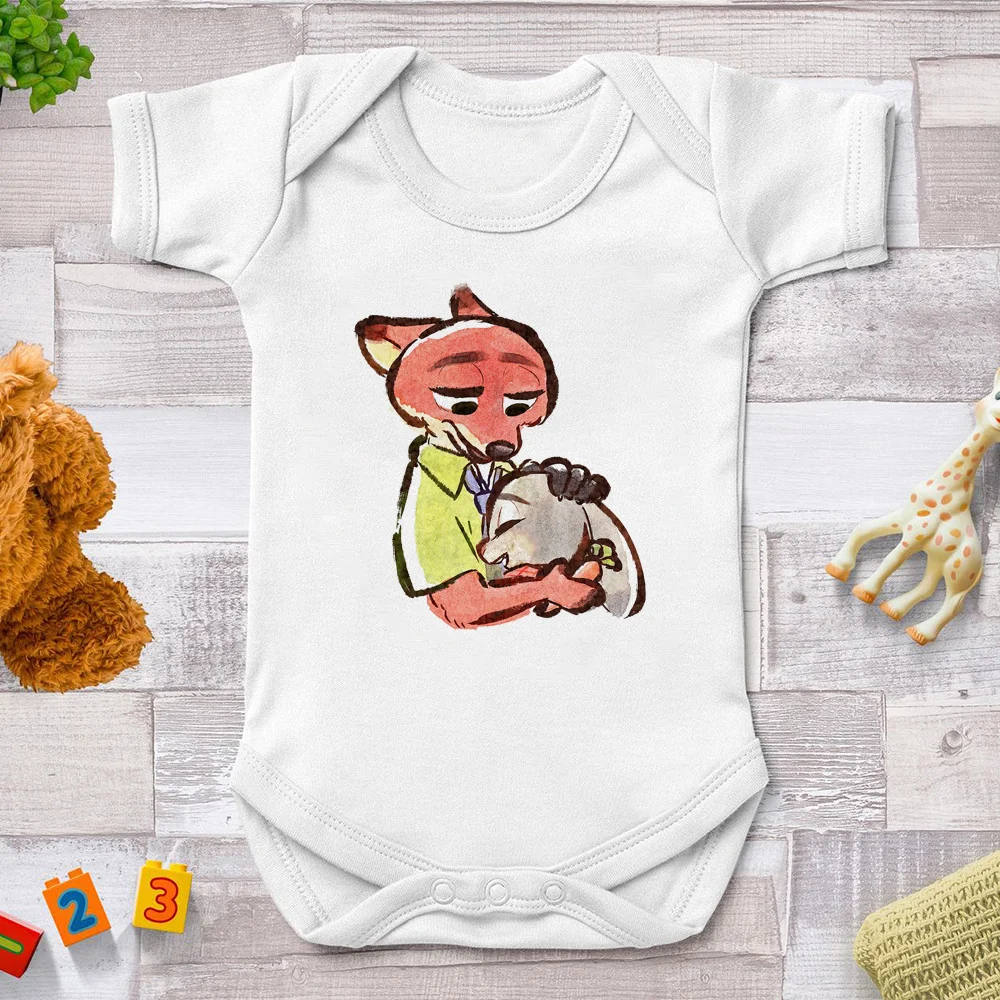 Summer Baby Rompers Newborn Jumpsuits Harajuku Zootopia Disney Cartoon Printed Baby Girl Clothes Baby Infant Outfits
Summer Baby Rompers Newborn Jumpsuits Harajuku Zootopia Disney Cartoon Printed Baby Girl Clothes Baby Infant Outfits