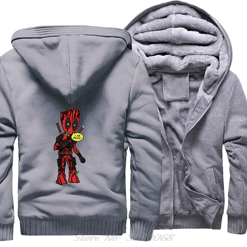 Dealpool Hoodie Men I Am Pool Hooded Sweatshirt Coat Winter Brand Fleece Super Hero Deal Pool Groot Jacket Funny Clothes
Dealpool Hoodie Men I Am Pool Hooded Sweatshirt Coat Winter Brand Fleece Super Hero Deal Pool Groot Jacket Funny Clothes