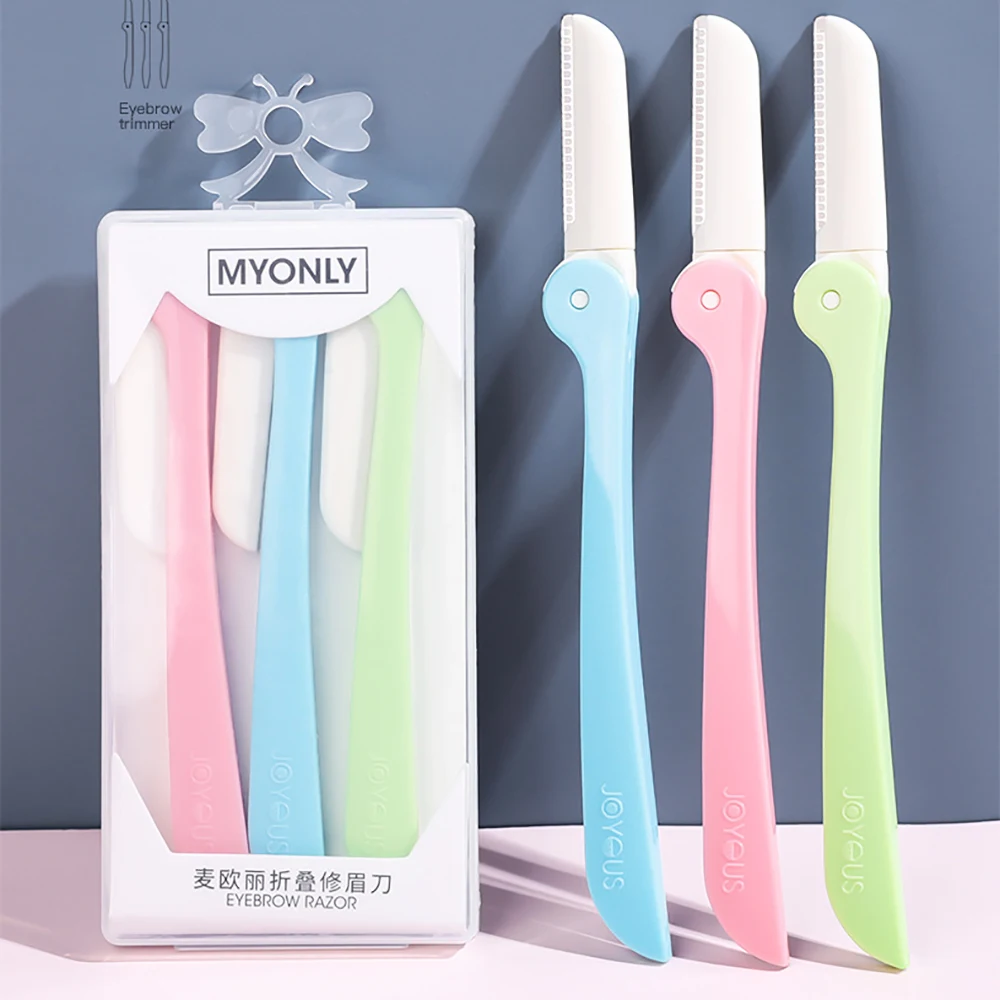 3pcs Eyebrow Trimmer Portable Eyebrow Razor Shaver Eye Brow Shaper Shaping Tool Scissors Facial Hair Remover for Women Makeup
3pcs Eyebrow Trimmer Portable Eyebrow Razor Shaver Eye Brow Shaper Shaping Tool Scissors Facial Hair Remover for Women Makeup