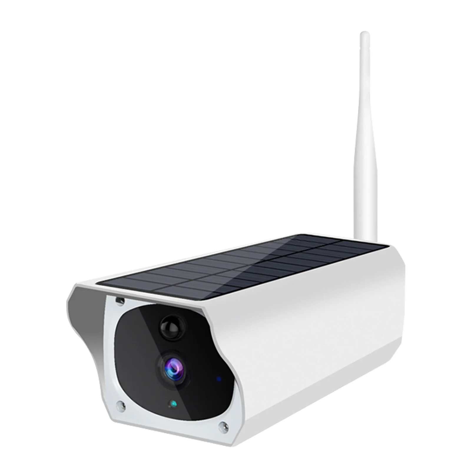 Wireless Solar Security Camera 1080P WiFi Surveillance Camera IP67 Waterproof Infrared Night Vision PIR Motion Detection
Wireless Solar Security Camera 1080P WiFi Surveillance Camera IP67 Waterproof Infrared Night Vision PIR Motion Detection