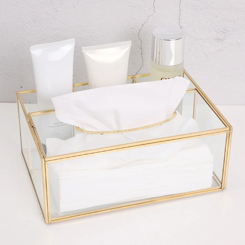 Nordic Glass Napkin Tissue Box Toilet Paper Case Container Makeup Storage Holder R9JC 
Nordic Glass Napkin Tissue Box Toilet Paper Case Container Makeup Storage Holder R9JC