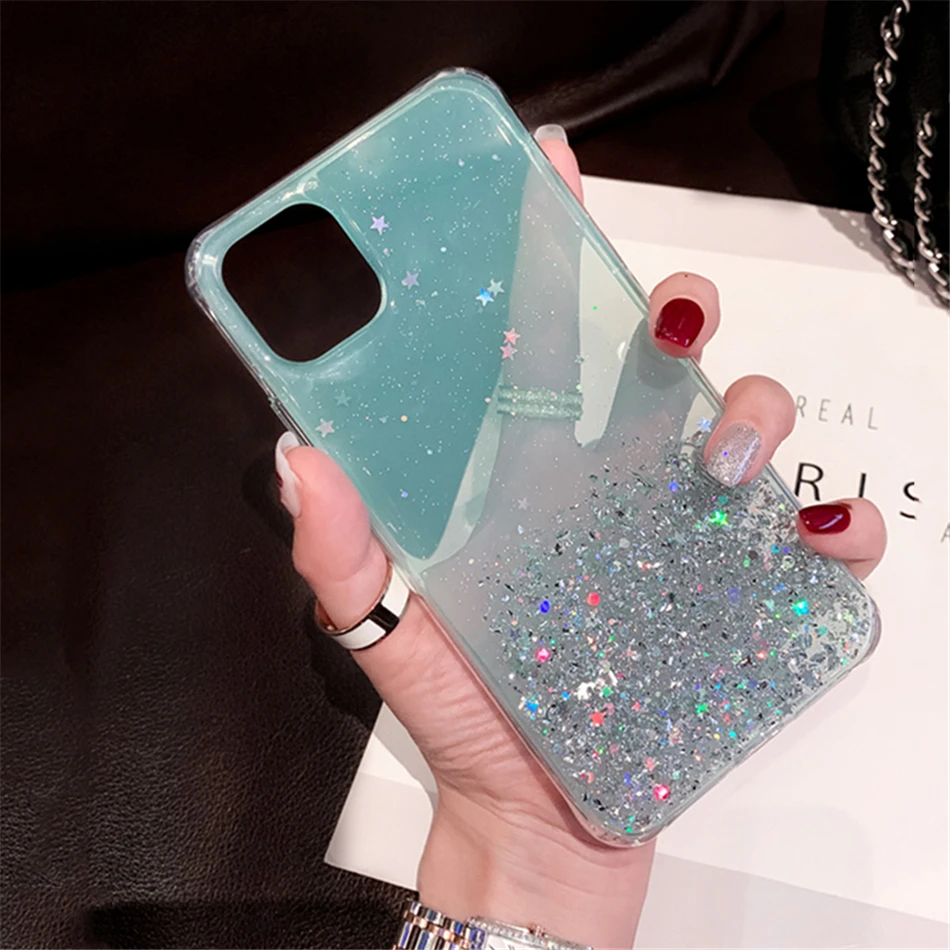 SLILE Bling Glitter Star Silicone Case For iPhone 11 Pro Max X XR XS Max 6 6S 7 8 Plus Soft Clear Shining Sequin Phone Cases
SLILE Bling Glitter Star Silicone Case For iPhone 11 Pro Max X XR XS Max 6 6S 7 8 Plus Soft Clear Shining Sequin Phone Cases