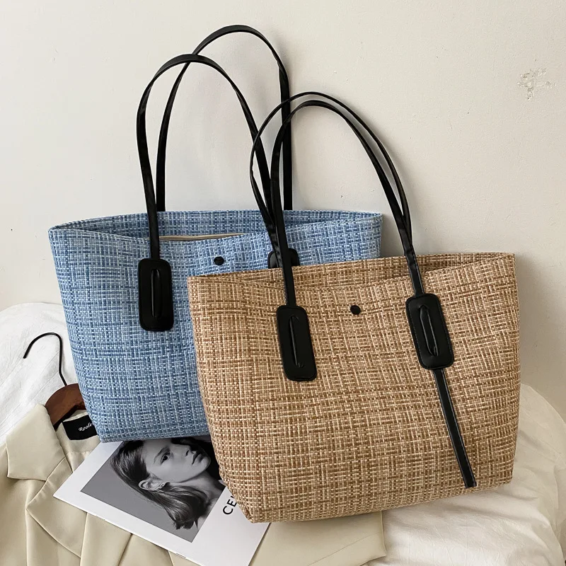 Women's Bag 2021 New Fashion Portable Shoulder Large Handbag Tote Bag Plaid Casual Large Capacity Bags For Women
Women's Bag 2021 New Fashion Portable Shoulder Large Handbag Tote Bag Plaid Casual Large Capacity Bags For Women