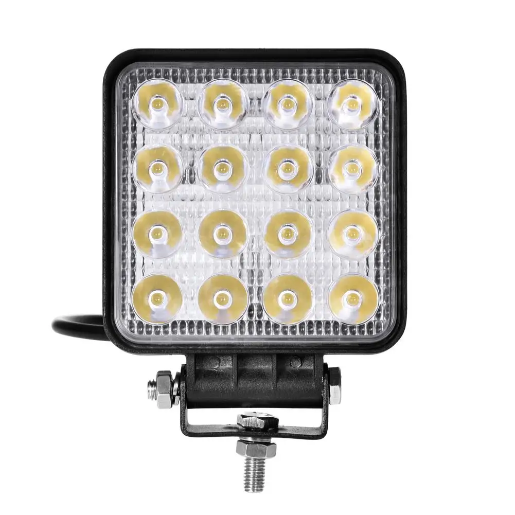 Universal LED Car Truck Work Light D2 48W Cool White 6500K Square Die-cast Off-road Work Lamp DC 12-24V
Universal LED Car Truck Work Light D2 48W Cool White 6500K Square Die-cast Off-road Work Lamp DC 12-24V