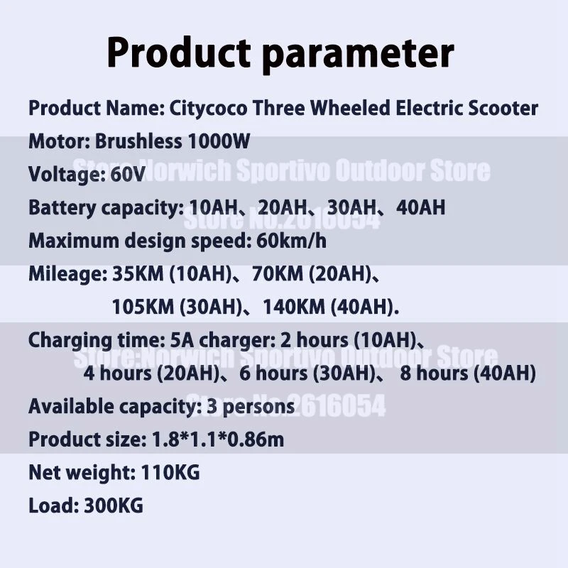 Citycoco Trike Electric Scooter Adult E-Bike Fat Tire 2017 Newest 60V 1000W Lithium Battery Three Wheeled Adult Tricycle City
Citycoco Trike Electric Scooter Adult E-Bike Fat Tire 2017 Newest 60V 1000W Lithium Battery Three Wheeled Adult Tricycle City