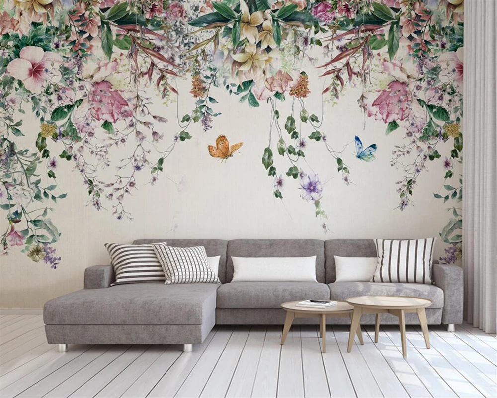 beibehang Custom Nordic modern minimalist hand-painted pastoral flower background papel de parede wall paper papier peint
beibehang Custom Nordic modern minimalist hand-painted pastoral flower background papel de parede wall paper papier peint