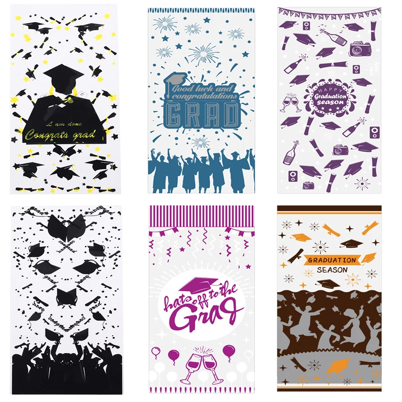 50pcs Graduation Party decoration Gift Bag Bachelor Cap Print plastic Bags Cookies Candy Packaging Bag 2021Graduation Grad Party
50pcs Graduation Party decoration Gift Bag Bachelor Cap Print plastic Bags Cookies Candy Packaging Bag 2021Graduation Grad Party