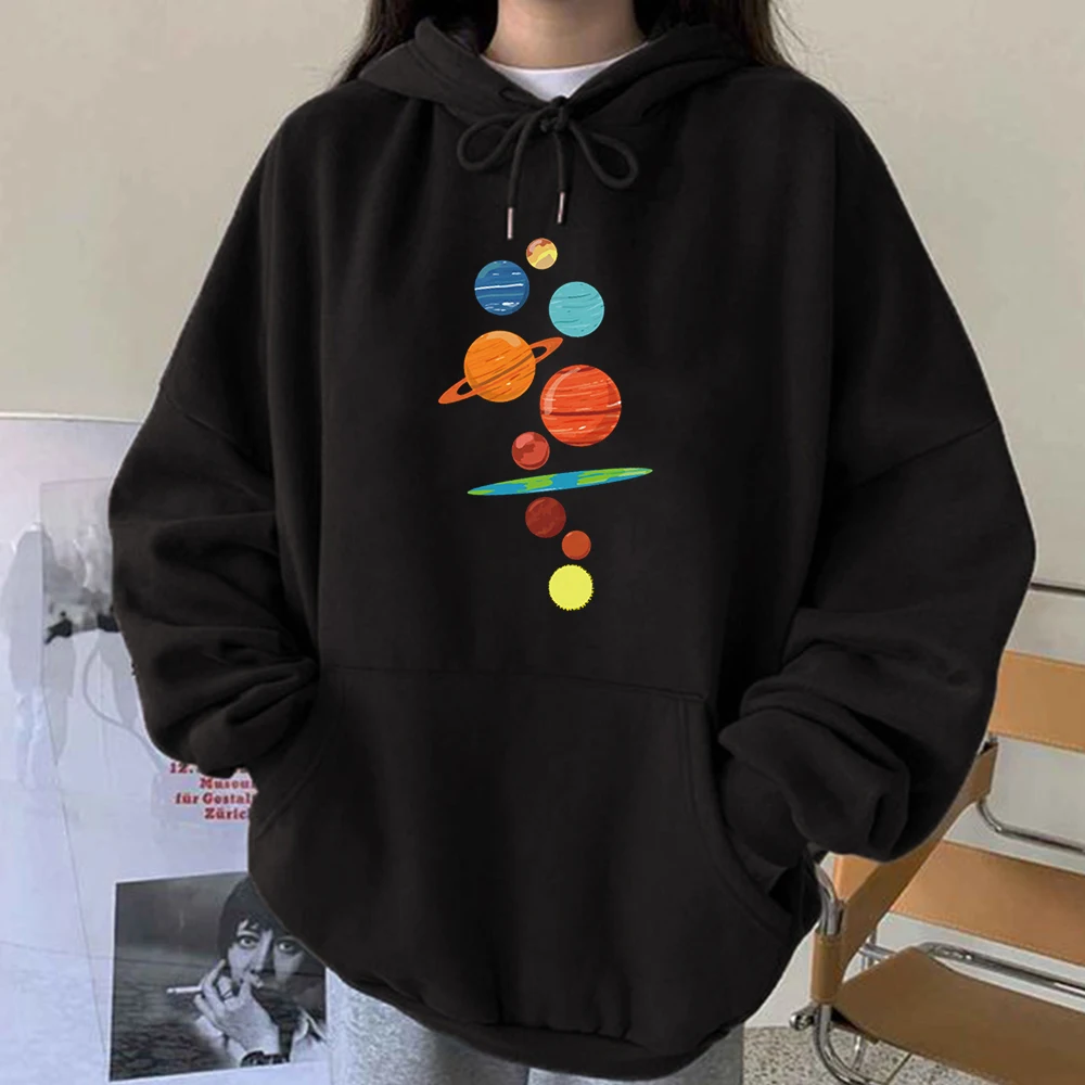 Harajuku Planet Print Women Hoodie Drop Shoulder Long Sleeve Loose Hoodied Hoodies Pullovers Sweatshirts Sudaderas Con Capucha
Harajuku Planet Print Women Hoodie Drop Shoulder Long Sleeve Loose Hoodied Hoodies Pullovers Sweatshirts Sudaderas Con Capucha