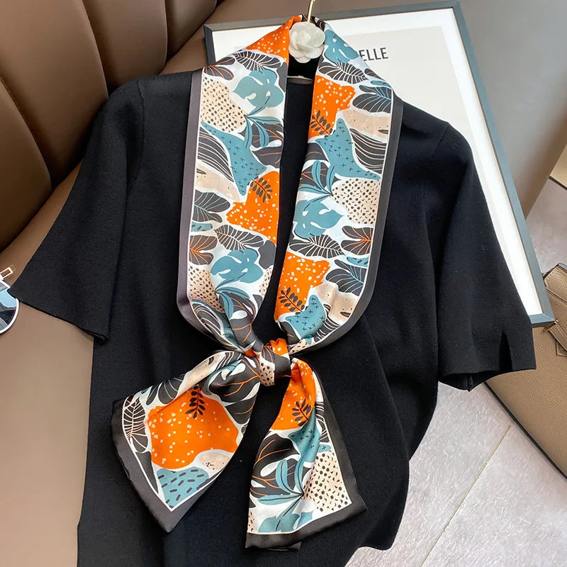 100% Silk Scarf Women Neck Hairband Elegant Floral Neckerchief Bandana long Scarves Female Foulard Neckerchief High Quality 2021
100% Silk Scarf Women Neck Hairband Elegant Floral Neckerchief Bandana long Scarves Female Foulard Neckerchief High Quality 2021