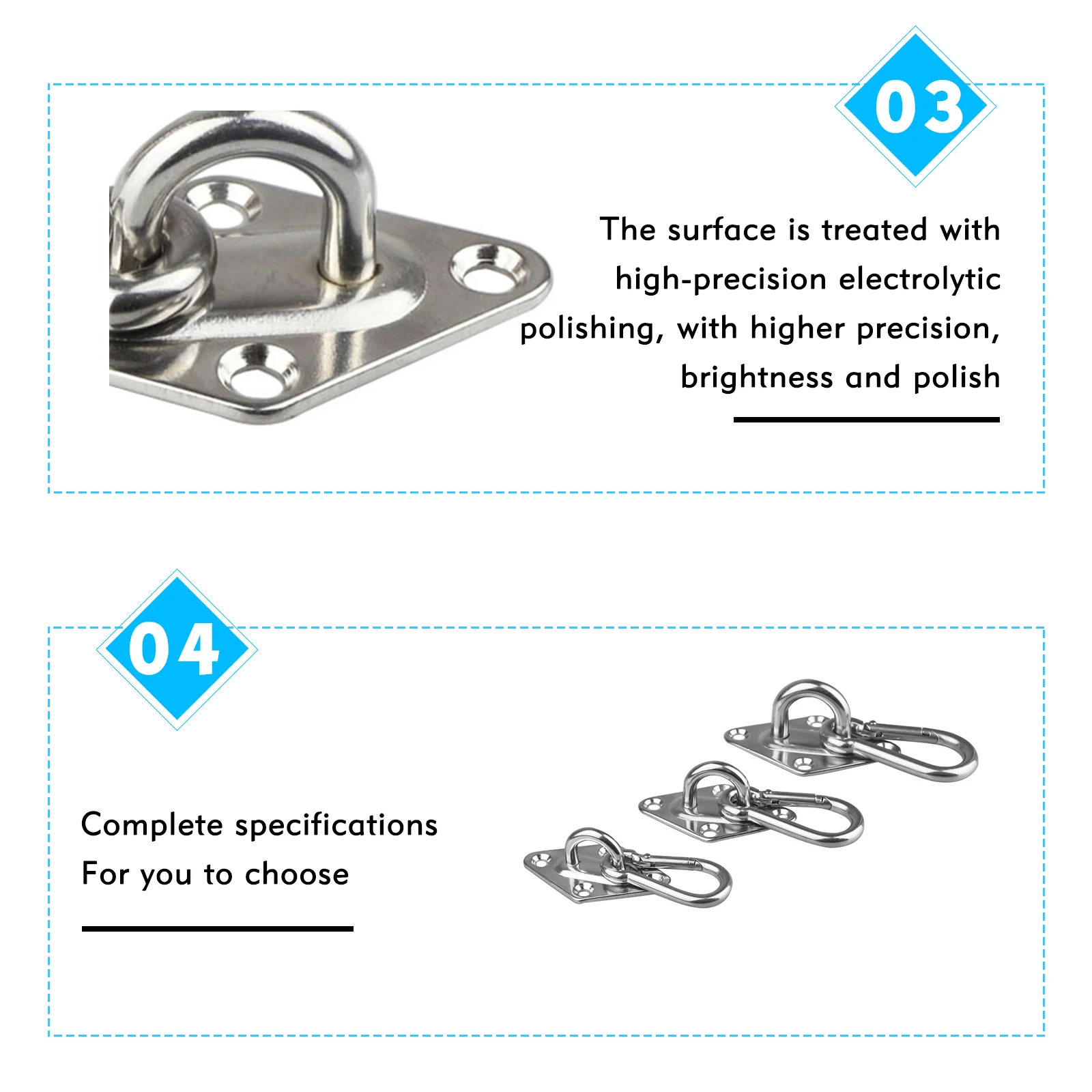 Stainess Steel Sand Bag Ceiling Hook Swing Hook Hammock Suspension Set Swing Chair Hook Accessories Porch Swing Hook Accessories
Stainess Steel Sand Bag Ceiling Hook Swing Hook Hammock Suspension Set Swing Chair Hook Accessories Porch Swing Hook Accessories