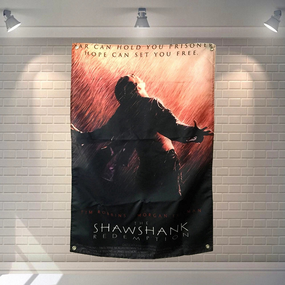 "The Shawshank Redemption" Classic Movie Poster Wall Art Decorative Banner Flag Movie Theater Bar Cafe Hanging Painting Tapestry
"The Shawshank Redemption" Classic Movie Poster Wall Art Decorative Banner Flag Movie Theater Bar Cafe Hanging Painting Tapestry