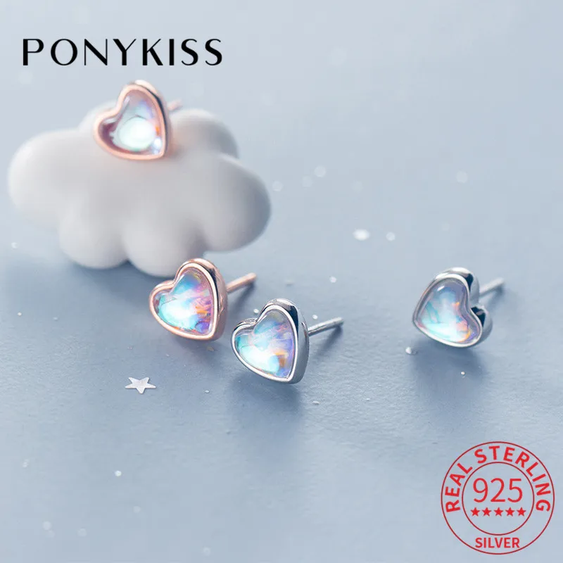 PONYKISS Trendy S925 Sterling Silver Colorful Heart Zircon Stud Earrings for Women Party Fine Jewelry Accessory wholesale
PONYKISS Trendy S925 Sterling Silver Colorful Heart Zircon Stud Earrings for Women Party Fine Jewelry Accessory wholesale