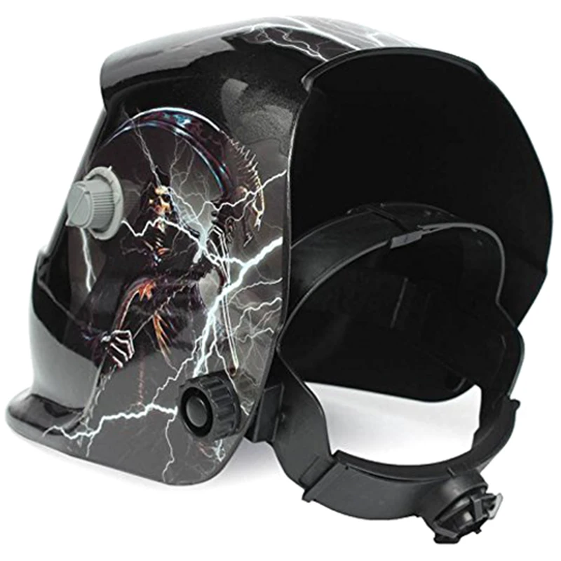 lightning skull Solar powered automatic welding mask 
lightning skull Solar powered automatic welding mask