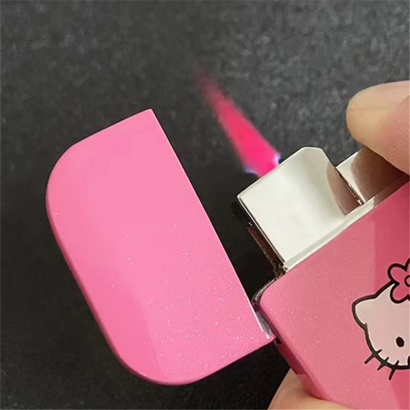 Creative Hot Sale Pink KT Cat Lighter Windproof Red Flame Lighter Mini Ultra-Thin Portable Cigarette Lighter Cute Gift For Girls
Creative Hot Sale Pink KT Cat Lighter Windproof Red Flame Lighter Mini Ultra-Thin Portable Cigarette Lighter Cute Gift For Girls