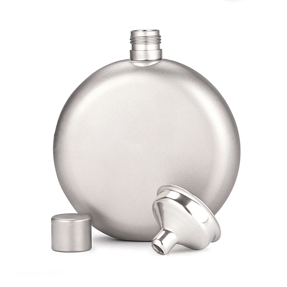 Outdoor Pure Titanium Flagon Mini Camping Portable 150ml Metal Hip Flask Titanium Flask Hip Flagon Ultralight Hydration Flat
Outdoor Pure Titanium Flagon Mini Camping Portable 150ml Metal Hip Flask Titanium Flask Hip Flagon Ultralight Hydration Flat