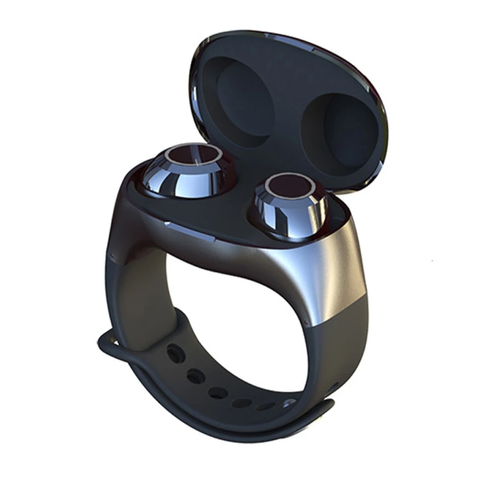 Wristband Bracelet Wireless TWS Headphone Bluetooth-Compatible5.0 Stereo Sports Headset Game Earphone Earplugs For iPhone Xiaomi
Wristband Bracelet Wireless TWS Headphone Bluetooth-Compatible5.0 Stereo Sports Headset Game Earphone Earplugs For iPhone Xiaomi