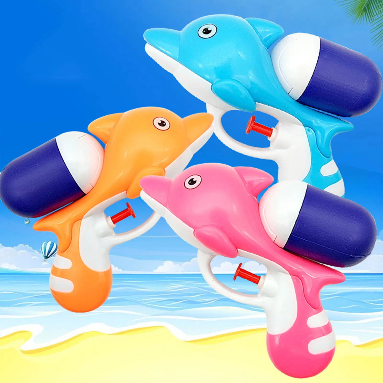 3PCS Dolphin Shape Squirt Blaster Water Toys Beach Toys Kids Sprayparty Toy Summer Pool Party Favors juguetes de playa Drop Ship
3PCS Dolphin Shape Squirt Blaster Water Toys Beach Toys Kids Sprayparty Toy Summer Pool Party Favors juguetes de playa Drop Ship