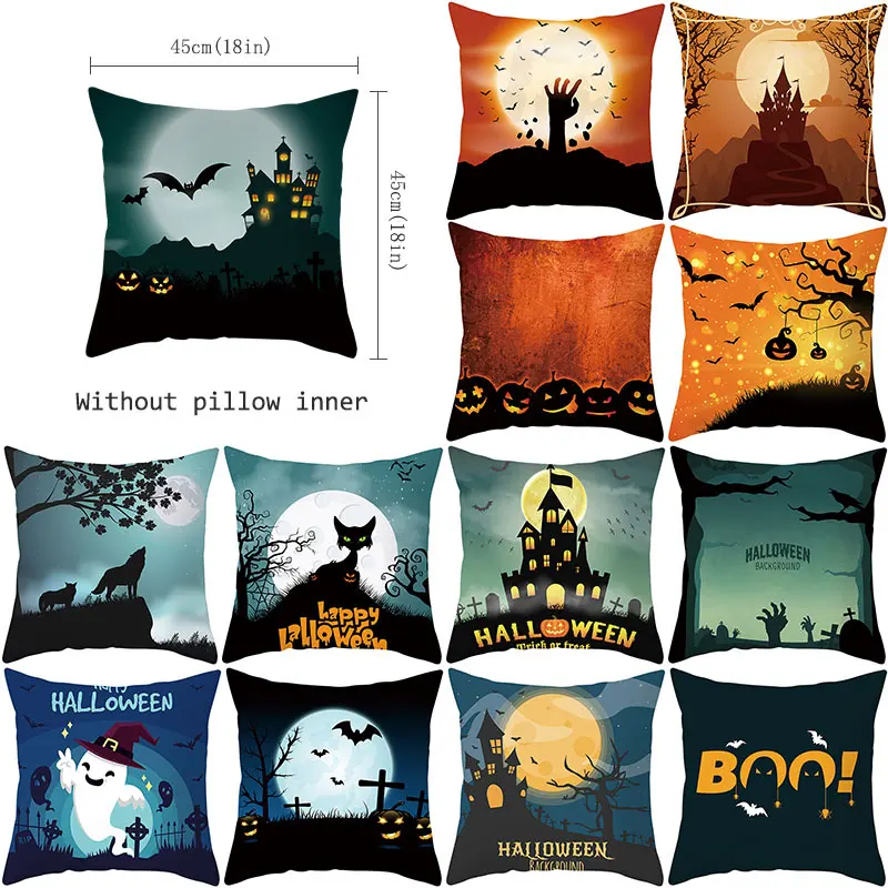 Trick or Treat Halloween Creative Cushion Cover Halloween Demon Throw Pillow Case Halloween Decorative Pillowcase Cushion Cover
Trick or Treat Halloween Creative Cushion Cover Halloween Demon Throw Pillow Case Halloween Decorative Pillowcase Cushion Cover