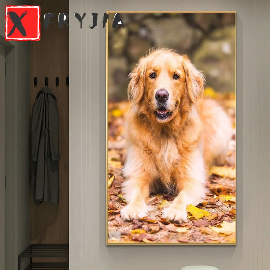 DIY round square diamond Lazy Golden Retriever embroidery pattern cross stitch kits 5d diamond painting rhinestone home decor
DIY round square diamond Lazy Golden Retriever embroidery pattern cross stitch kits 5d diamond painting rhinestone home decor