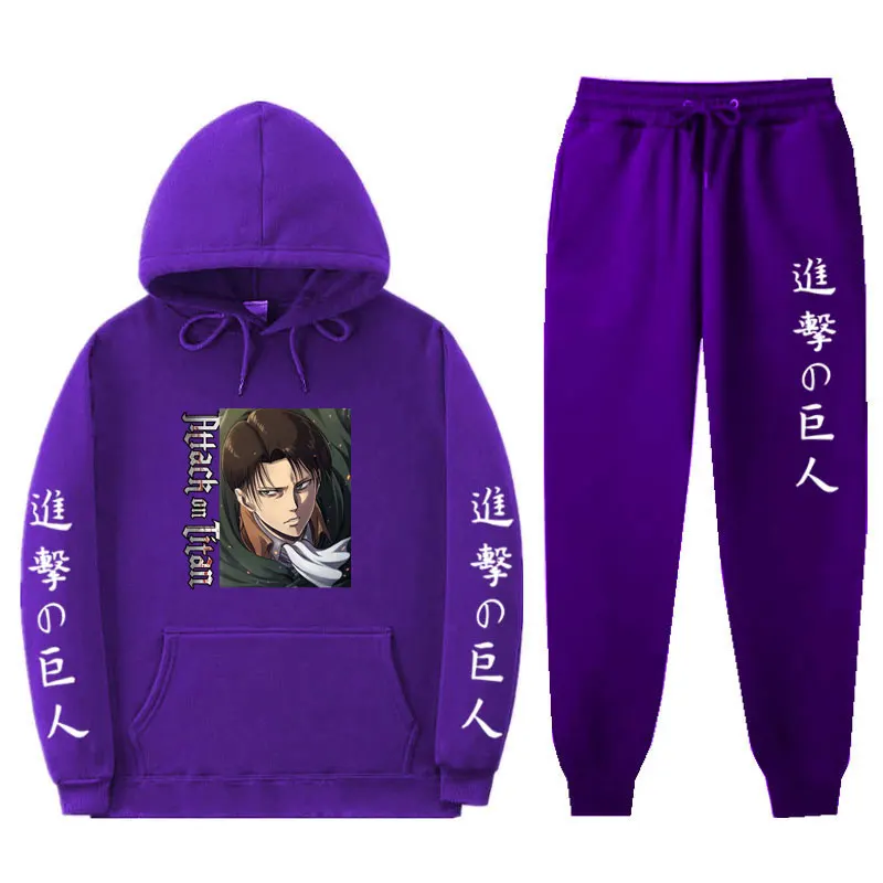 2021Attack On Titan Tracksuit 2 Piece Set Print Hoodies pants Sportwear men Suit Hooded Sweatshirt Harajuku
2021Attack On Titan Tracksuit 2 Piece Set Print Hoodies pants Sportwear men Suit Hooded Sweatshirt Harajuku