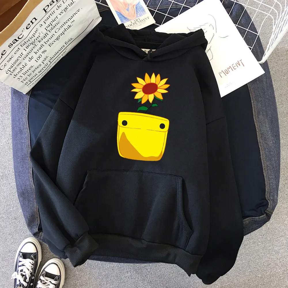Anime Wonder Egg Priority Pocket Sun Flower Hoodies Pullover Spring Autumn Women Fashion Casual Style Hoody Female Creativity
Anime Wonder Egg Priority Pocket Sun Flower Hoodies Pullover Spring Autumn Women Fashion Casual Style Hoody Female Creativity