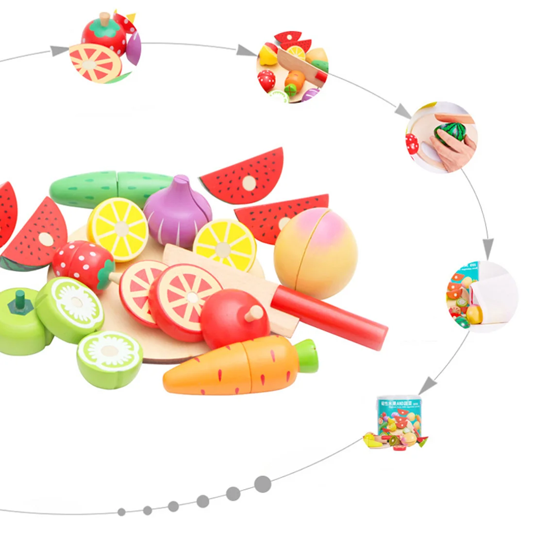 13Pcs/set Children Kitchen Fruit&Vegetable Wooden Magnetic Cutting Pretend Play Toys Gift For Christmas
13Pcs/set Children Kitchen Fruit&Vegetable Wooden Magnetic Cutting Pretend Play Toys Gift For Christmas