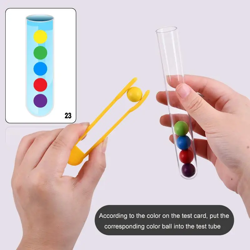 Children Wooden Toys Hands Brain Training Clip Beads Color Matching Interactive Game Baby Teaching Aids Early Educational Toys
Children Wooden Toys Hands Brain Training Clip Beads Color Matching Interactive Game Baby Teaching Aids Early Educational Toys