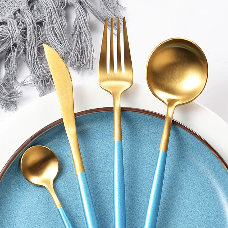 Ins Style Nordic Design Household Cutlery Set 304 Stainless Steel Set Knife And Fork Gift Box Coffee Spoon Kitchen Dessert
Ins Style Nordic Design Household Cutlery Set 304 Stainless Steel Set Knife And Fork Gift Box Coffee Spoon Kitchen Dessert