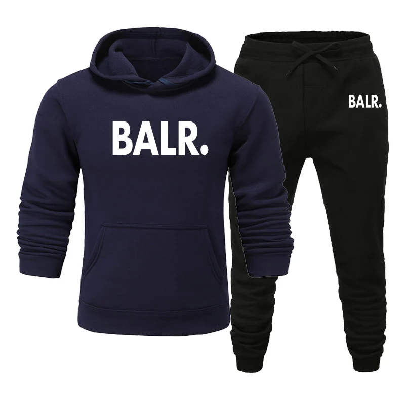 Sports Fitness BALR Men Women Set Hoodies+Pants 2 Pieces Sets Autumn Winter Hooded Tracksuit Male Sportswear Gym Sudadera Hombre
Sports Fitness BALR Men Women Set Hoodies+Pants 2 Pieces Sets Autumn Winter Hooded Tracksuit Male Sportswear Gym Sudadera Hombre