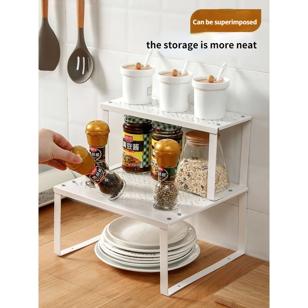 Kitchen rack, seasoning rack, single-layer bracket, dish rack, carbon steel countertop, multi-function, stackable
Kitchen rack, seasoning rack, single-layer bracket, dish rack, carbon steel countertop, multi-function, stackable