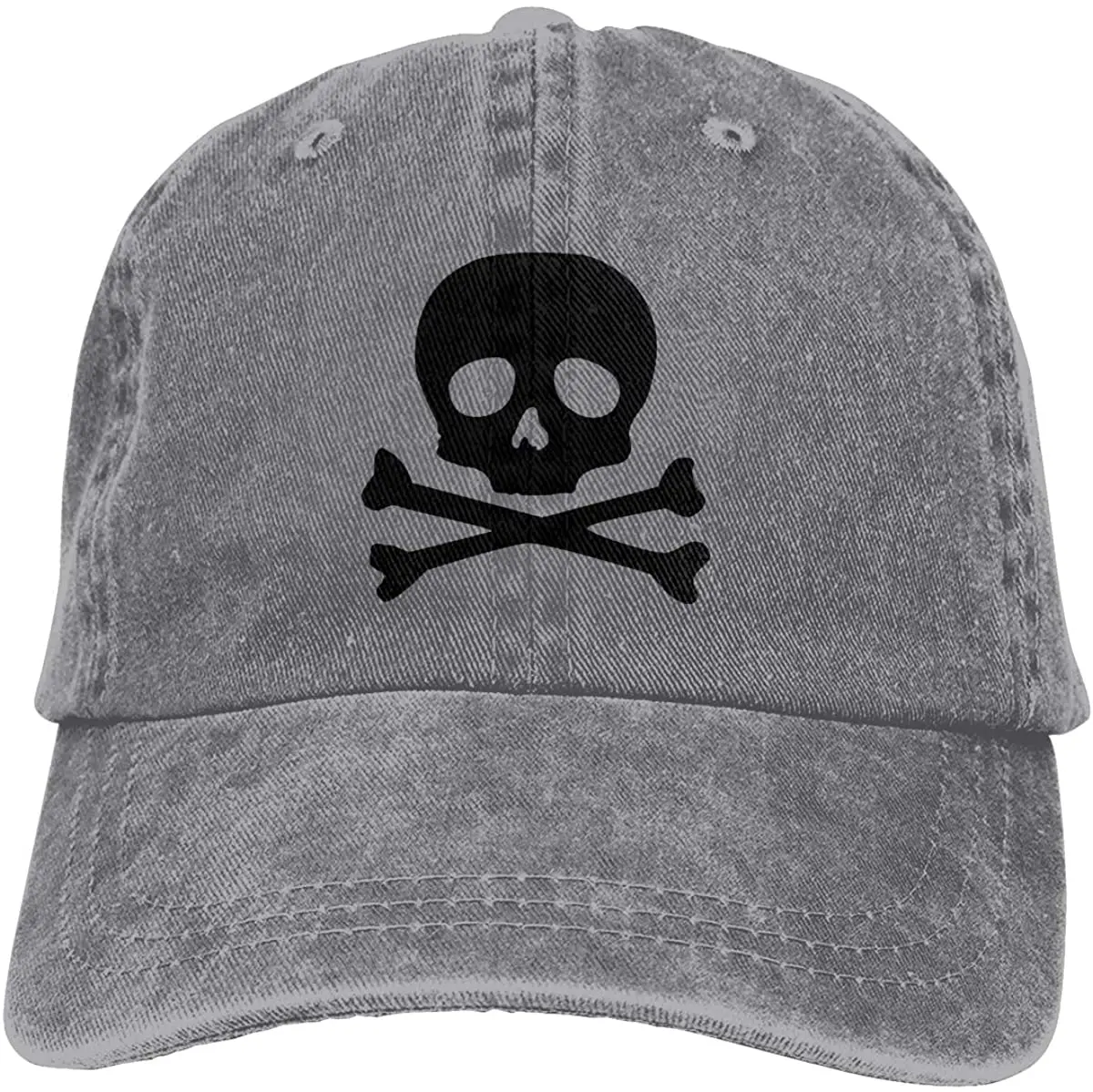 Women's Skull Baseball Cap Vintage Cotton Washed Distressed Adjustable Dad Hat Gray
Women's Skull Baseball Cap Vintage Cotton Washed Distressed Adjustable Dad Hat Gray