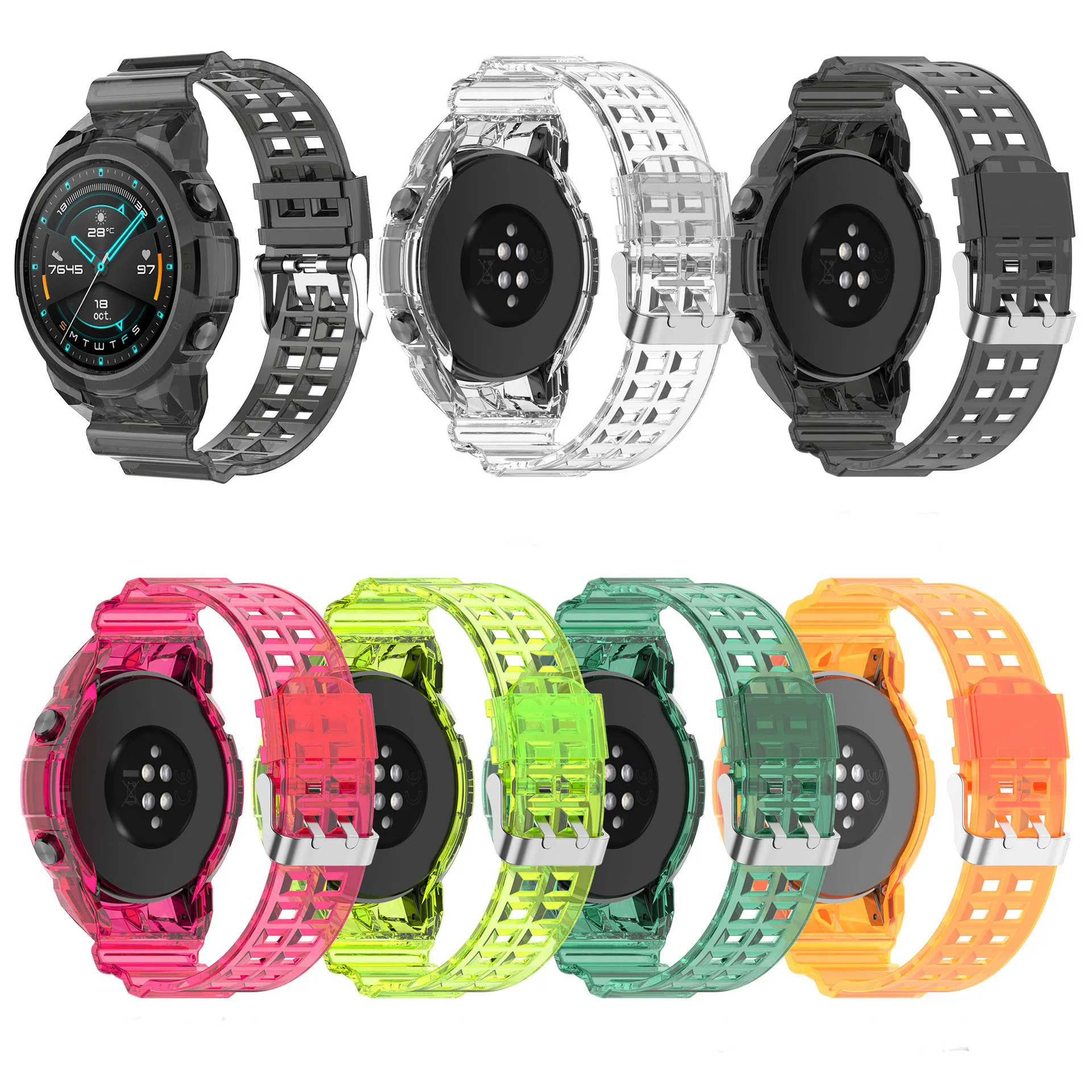 Прозрачный ремешок на запястье, ремешок для наручных часов, чехол с рамкой для Huawei GT 2 46 мм GT2, защитный бампер для смарт-часов
Прозрачный ремешок на запястье, ремешок для наручных часов, чехол с рамкой для Huawei GT 2 46 мм GT2, защитный бампер для смарт-часов