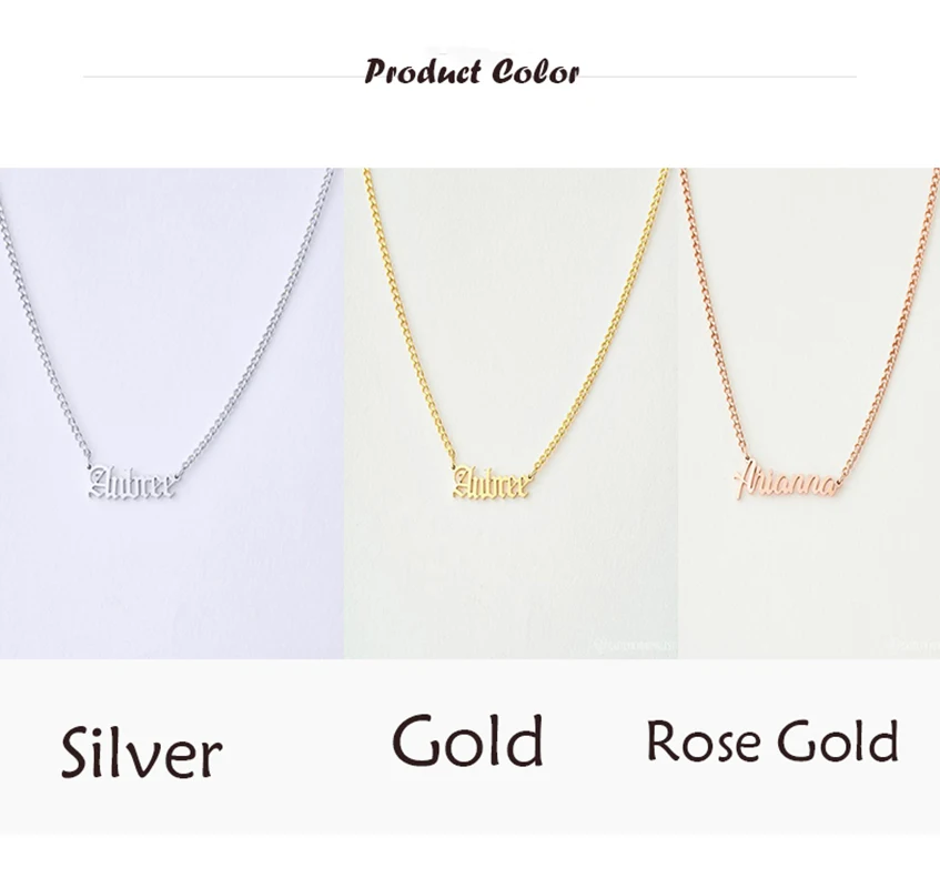 Sherman Personalized Custom Font Name Necklace Personalized Letter Customized Stainless Steel Pendant Jewelry 3-5mm Cuban Chain 
Sherman Personalized Custom Font Name Necklace Personalized Letter Customized Stainless Steel Pendant Jewelry 3-5mm Cuban Chain