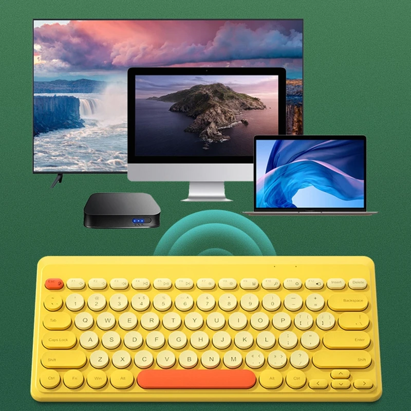 Wireless Keyboard Mini Round Button Gaming Keyboard for macbook Computer Keypad P9YA
Wireless Keyboard Mini Round Button Gaming Keyboard for macbook Computer Keypad P9YA