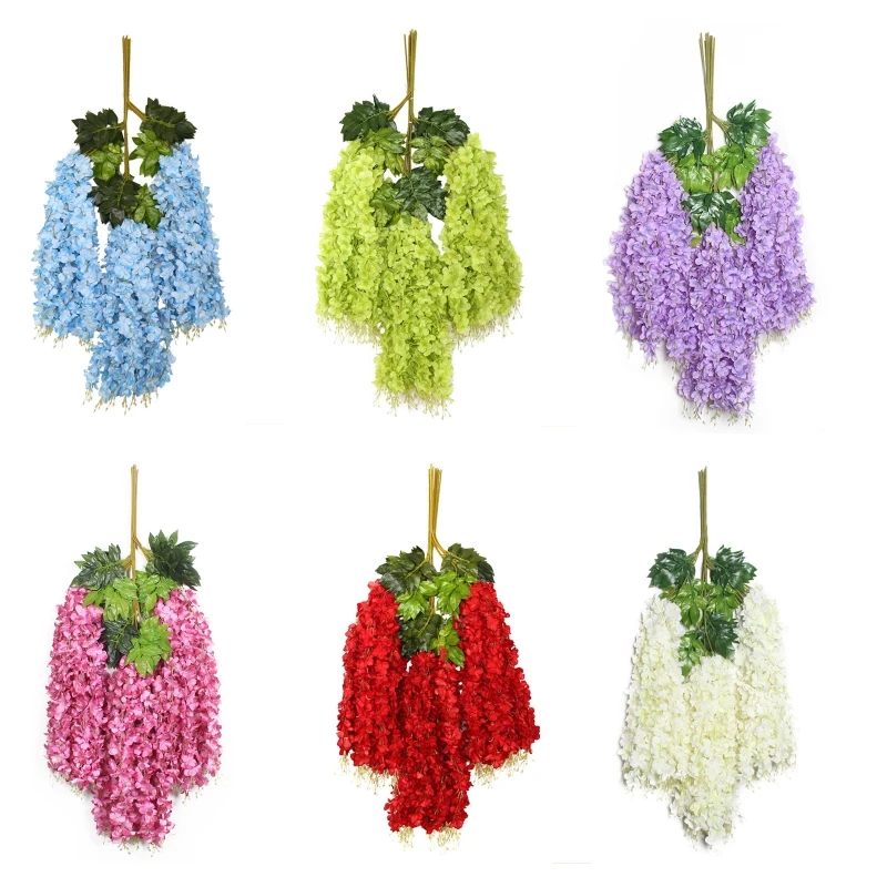 12Pack Artificial Wisteria Hanging Garland Flowers Arts Ceremony Home Wedding
12Pack Artificial Wisteria Hanging Garland Flowers Arts Ceremony Home Wedding