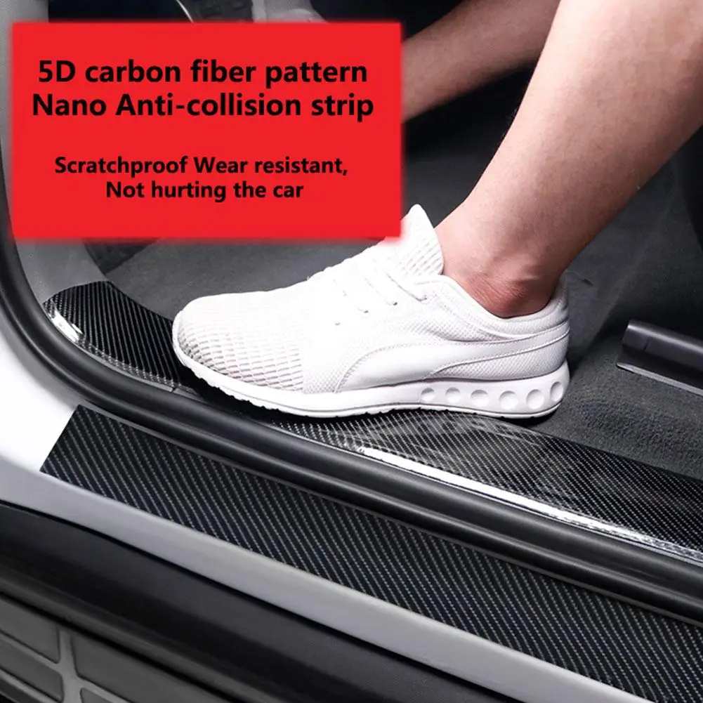 Car Door Sill Protector Bumper 5D Carbon Fiber Sticker Threshold Wrap Film Anti-scratch Self-Adhesive Anti-Collision Strip
Car Door Sill Protector Bumper 5D Carbon Fiber Sticker Threshold Wrap Film Anti-scratch Self-Adhesive Anti-Collision Strip