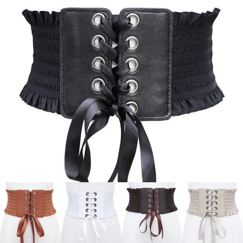 New Fashion Women Solid Stretch Wide Strapped Belt Tassels Elastic Buckle Wide Dress Corset Waistband Women Clothing Shapers
New Fashion Women Solid Stretch Wide Strapped Belt Tassels Elastic Buckle Wide Dress Corset Waistband Women Clothing Shapers
