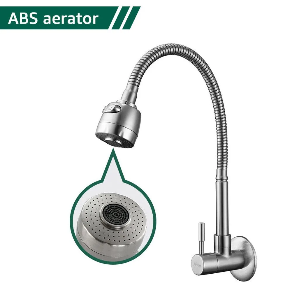 1Pc Brushed Nickel Wall Mount Kitchen Filler Laundry Stainless Steel Horizontal Single Water Kitchen Faucet In-wall Single Cold
1Pc Brushed Nickel Wall Mount Kitchen Filler Laundry Stainless Steel Horizontal Single Water Kitchen Faucet In-wall Single Cold