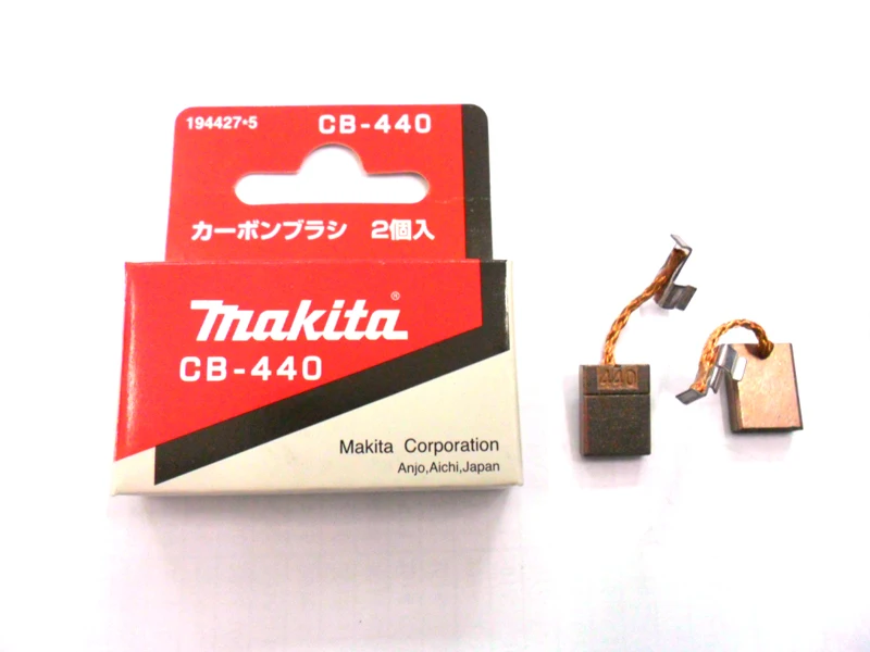 1 пара оригинальных угольных кистей Makita Угольная щетка для электродвигателей CB440