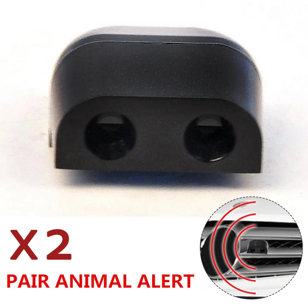2pcs Repeller For Sonic Gadgets Whistle Animal Repellent Alert Car Grille Mount Deer animal alert whistle system for Automotives - купить по
